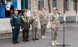 Қарасайлық сарбаздарды әскери жиынға шығарып салу рәсімі өтті