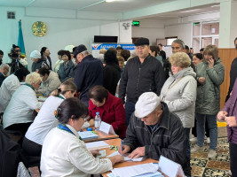 Үлкен ауылының тұрғындары референдумға қатысуда жоғары белсенділік танытуда