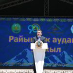 Президент поздравил жителей Райымбекского района с 90-летием