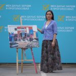 Выборы в Курултай на бумаге: художница из Конаева запечатлела исторический день