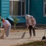 Іргеліде тазалық жұмыстары атқарылды