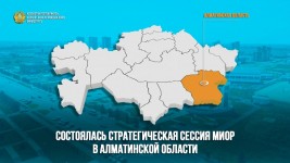 Прошла Стратегическая сессия МИОР РК в Алматинской области