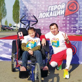 Асан и Инкар пробежали в Алматы марафоне