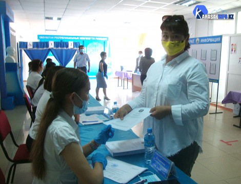 В Карасайском районе избиратели проявляют высокую активность
