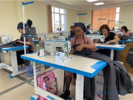 Фабрика по пошиву спецодежды открылась в Талдыкоргане