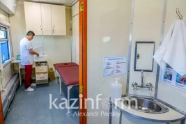 Медицинский поезд «Саламатты Қазақстан» помог свыше 4 тысячам жителей Алматинской области