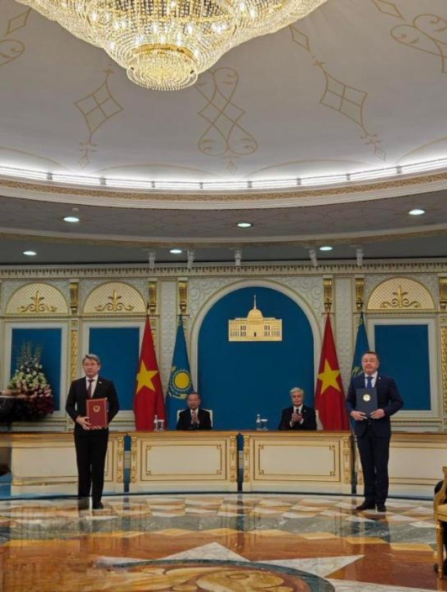 Казахстан и Вьетнам подписали Программу сотрудничества между министерствами юстиции двух стран на 2025-2027 годы