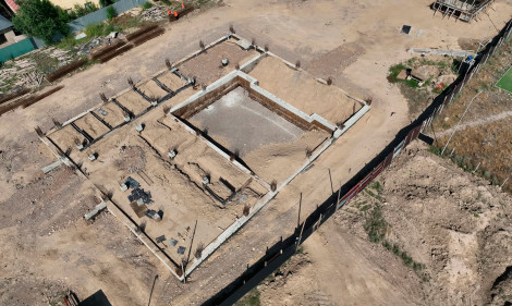 Жібек жолы ауылында Мәдениет үйі салынуда