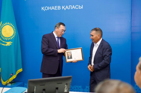 Президенттің алғысын алды