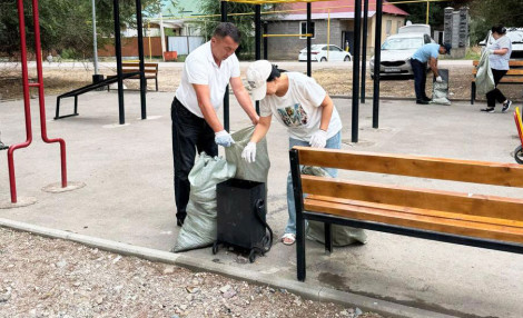 Сенбілік кезінде 73 тонна қоқыс шығарылды