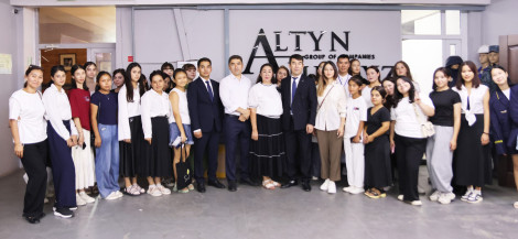 «Altyn Juldyz» тігін фабрикасында өткен «Career day»