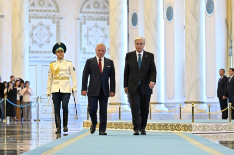 Мемлекет басшысы Қасым-Жомарт Тоқаев пен Король ІІ Абдалла шағын құрамда келіссөз жүргізді