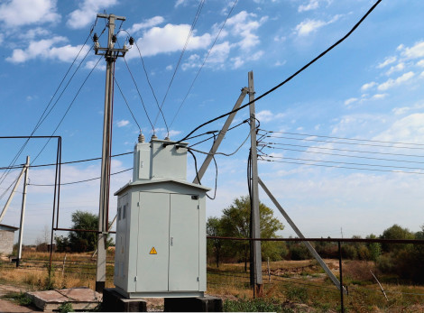 Төрт ауылдың электр желілері жаңартылды