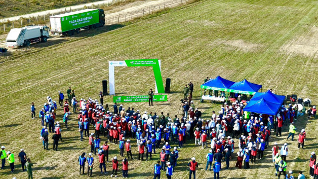 Road-эстафета «Taza Qazaqstan» партии «AMANAT» формирует у общества привычку бережно относиться к природе