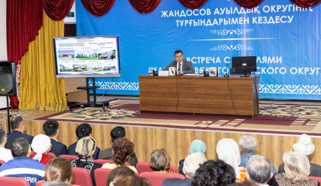 Округ халқын алаңдатқан мәселелер талқыланды