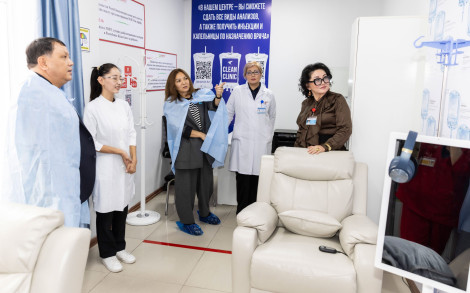 Қаскелеңде алғашқы инфузиялық терапия клиникасы ашылды