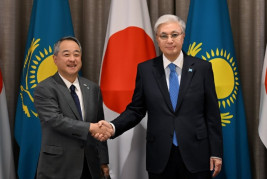 Глава государства принял президента компании Sumitomo Шинго Уэно