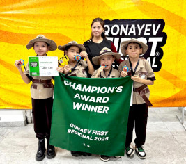 Робототехникадан оза шапқан озат оқушылар