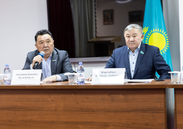 Сенаторы встретились с жителями округа Жибек жолы