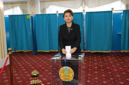 Аида Балаева проголосовала на референдуме