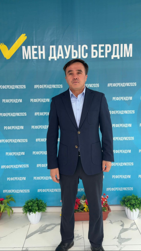 Аким Кегенского сельского округа поделился своим мнением о значении конституционного референдума