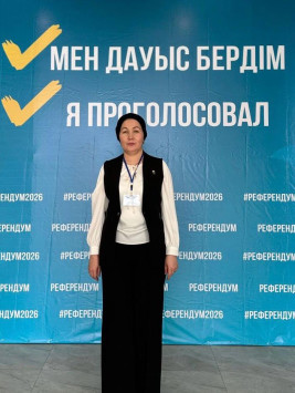 В Илийском районе информируют о ходе референдума