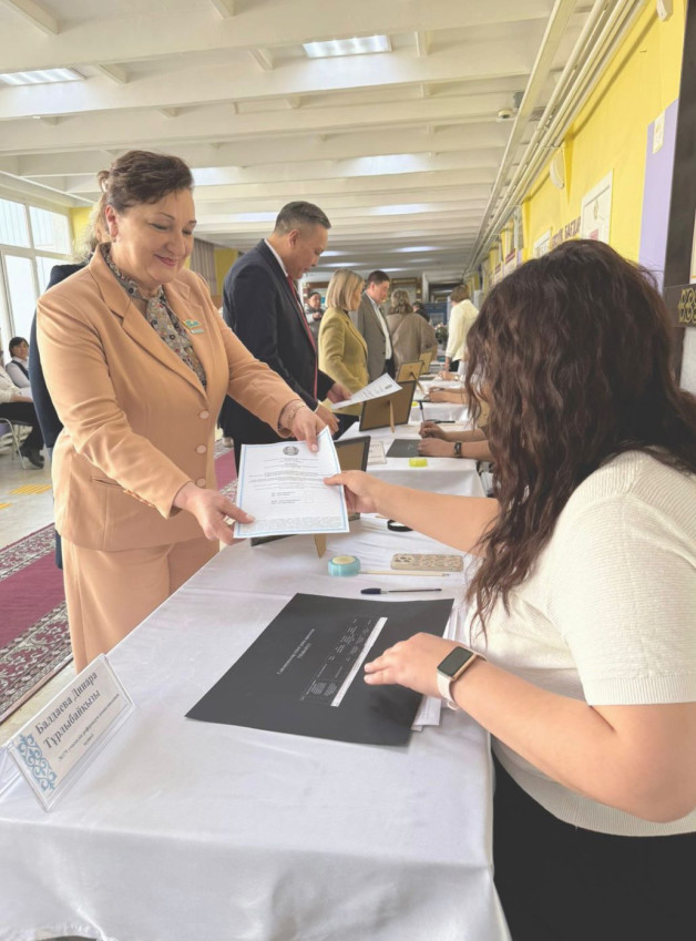 Алатау қаласы мәслихатының депутаттары республикалық референдумда дауыс берді