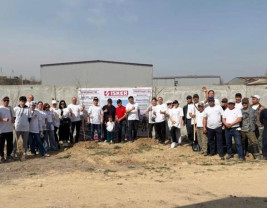 Қаскелеңде экологиялық акция өтті: 250-ден астам ағаш отырғызылды