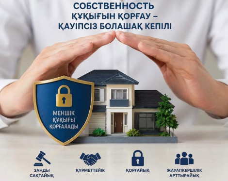 МЕНШІК ҚАУІПСІЗДІГІ – ҚОҒАМ ТҰРАҚТЫЛЫҒЫНЫҢ КЕПІЛІ
