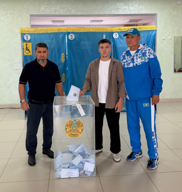 Чемпион ел болашағы үшін дауыс берді