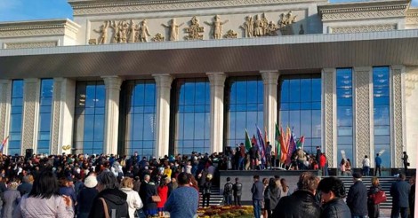 Талдықорғандағы  жаңа театрдың  ашылу  салтанаты
