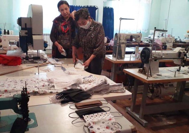 10 000 масок за время карантина пошило малое предприятие в Талдыкоргане