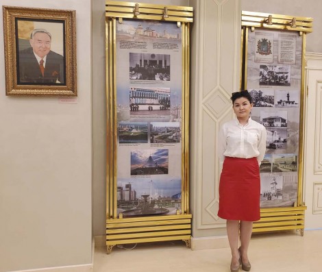 Фрагменты Нур-Султана в центре «Атамекен»